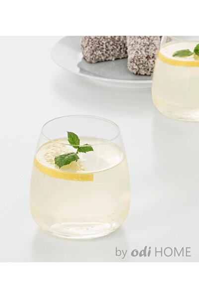 IKEA 4 Adet Bardak Seti Kola Meşrubat Bardağı 36cl Cam Su Bardağı Yükseklik: 9 cm