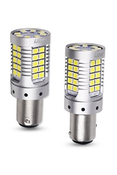 Ruan Set of 2 Canbus Reverse Light Bulbs 1156 White 2000 Lm 21W/bulb T15