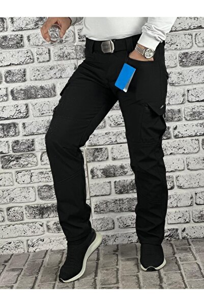 Güray Store Unısex Soft Shell Su dayanıklı ve Rüzgar Geçirmez İçi Polarlı Kışlık Taktik Pantolon