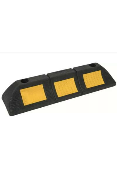 BASHAR Reflective car wheel stopper for parking or locking wheels