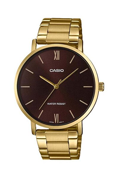 Casio Men's Enticer Stainless Steel Analog Wrist Watch MTP-VT01G-5BUDF - 40 m...