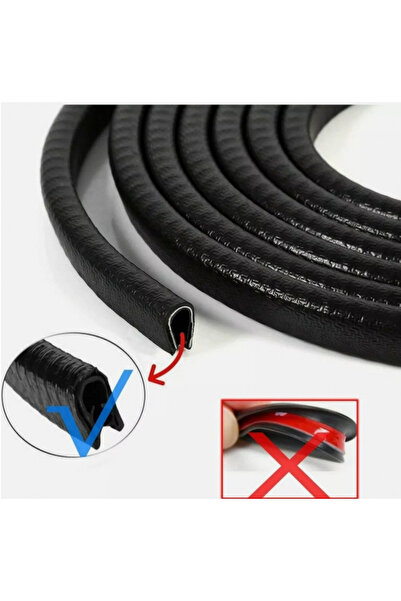 MANDU Banda Protectie Usa Auto Neagra din Cauciuc 5M MD