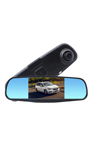 BASE Car mirror with Full HD recording, front and rear camera 4.3 inch and night vision