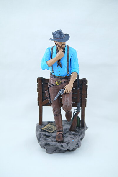 PWUL WORKS Arthur Morgan figür 20 cm – Koleksiyonluk El Boyama Figür