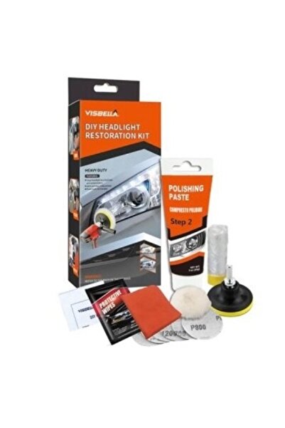 MANDU Headlight Restoration Polish Kit 15 Elements