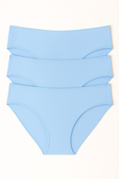 Coral Wears BEBEK MAVİ 3’LÜ NORMAL KESİM MODAL KÜLOT