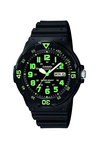 Casio Men's Resin Analog Wrist Watch MRW-200H-3BVDF - 45 mm - Black