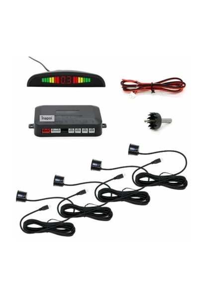 Amir Set of 4 BLACK Parking Sensors with LED display MD