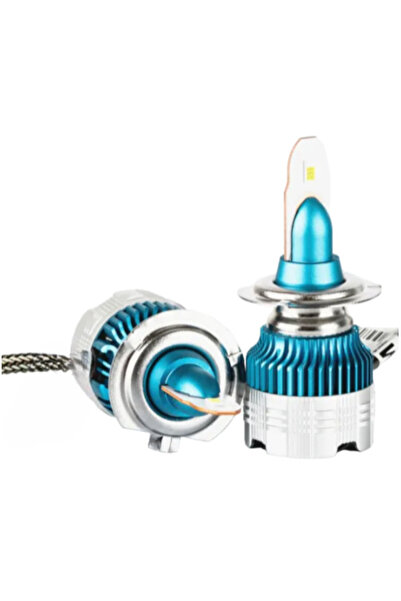 XL Set of 2 LED bulbs H1 White Light 8000k Automatic Ventilation