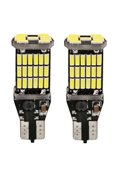 Ruan Set of 2 x LED Car Bulbs T15 Canbus Interior Instruments White