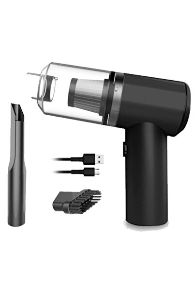OEM Car Vacuum Cleaner Cordless 2in1 120 W With LED Light Black