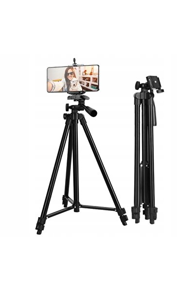 VERK Trepied Reglabil Pentru Telefon Sau Camera Foto, Negru, Cu Telecomanda