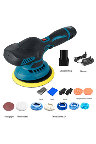 MANDU Cordless car sander 12V lithium battery 6 speeds