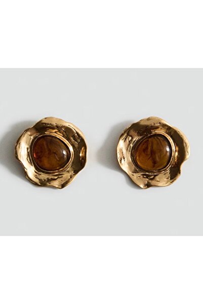 Venus Design Çelik Vintage Düğme Küpe