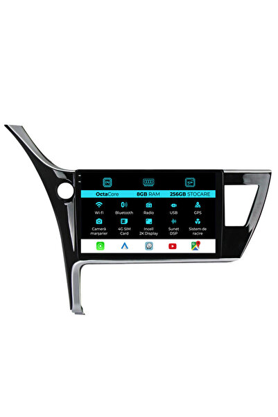 NavStore Navigatie Dedicata Toyota Corolla, Auris (2017-2020), 2K, 8Gb Ram, 2...