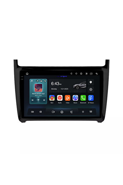 NavStore Navigatie Dedicata Volkswagen Polo (2009-2018),QuadCore, 9Inch, 4Gb Ram, 64Gb Stocare, Carplay