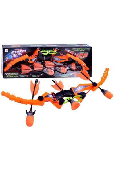 Zing Storm Bow Toy Set, with 3 arrows, orange