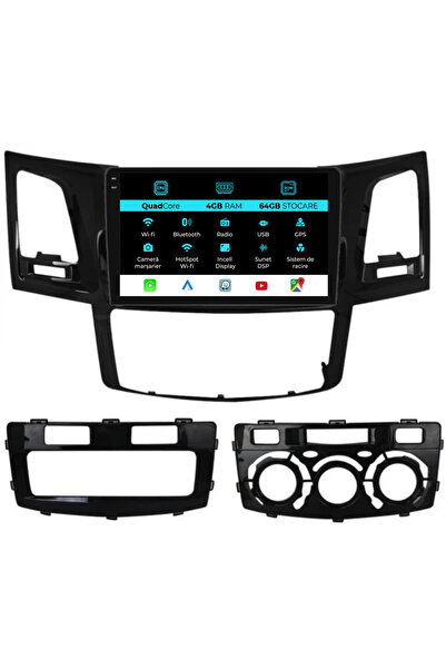 NavStore Dedicated Navigation Toyota Hilux VII (2004-2015),QuadCore, 9Inch, 4Gb Ram, 64Gb Storage, Carplay