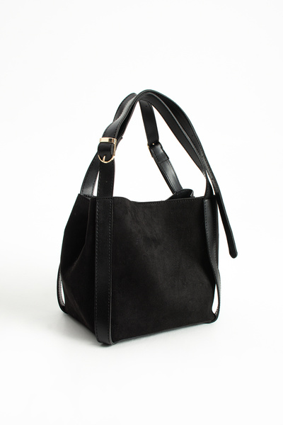 H&D COLLECTİON *** Suede Women's Hand and Shoulder Bag