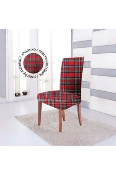 OEM Decorative Chair Cover - Red Checkered