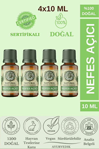 MESİR EFENDİ 4'lü Set Nane ve Okaliptüs Esansiyel Uçucu Yağı Buhurdanlık Yağı...