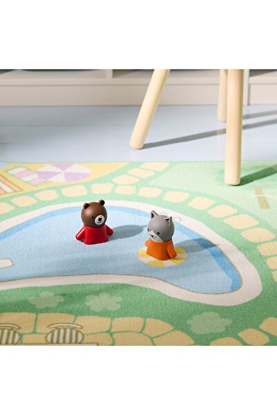 IKEA Rug, green, 100 x 133 cm