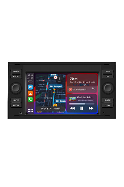 NavStore Navigatie Dedicata Ford, 7Inch, 4Gb Ram, 64Gb stocare, Carplay, Negru