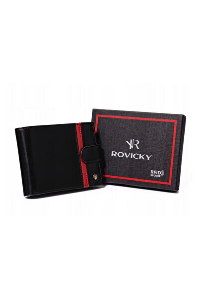 Other Large men's leather wallet with snap closure - Rovicky