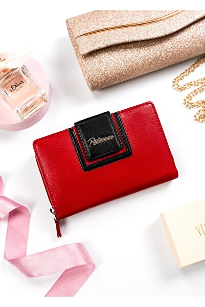 Other PTN KA-28-9665 Red/Black Leather Wallet