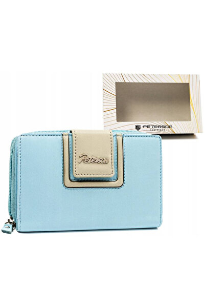 Other Women's leather wallet with snap and zipper - Peterson