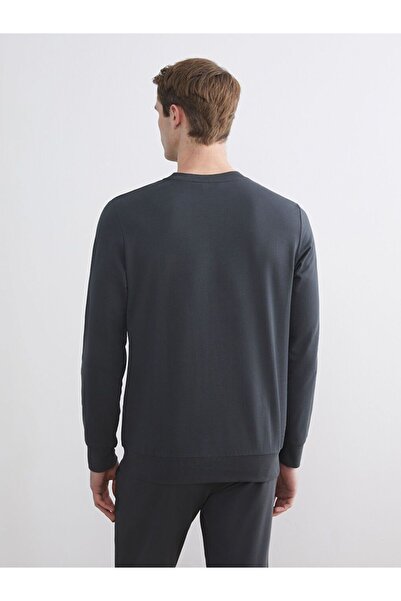 LC Waikiki Ανδρικό φούτερ με στάμπα Crew Neck