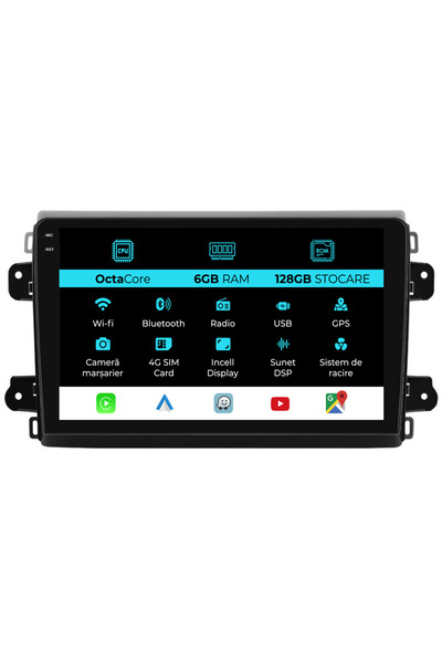 NavStore Dedicated Navigation Fiat Ducato 2020+, 9Inch, 6Gb Ram, 128Gb Storage, Carplay