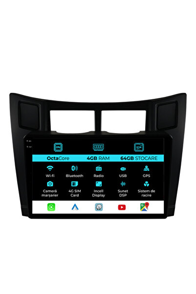 NavStore Ειδικό σύστημα πλοήγησης Toyota Yaris (2005-2011), 9 ίντσες, μνήμη R...