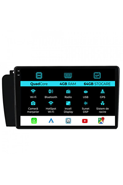 NavStore Navigatie Dedicata Volvo S60 (2004-2010),QuadCore, 9Inch, 4Gb Ram, 64Gb Stocare, Carplay