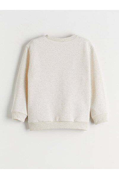 LC Waikiki Lcw Baby White Printed Male Child Long-Sleeve Sweatshirt