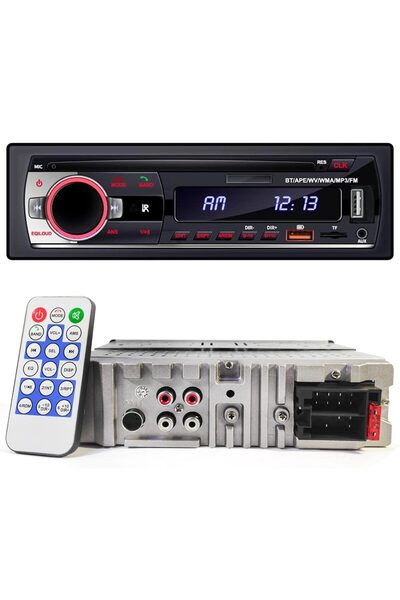 Soundmax CPR BT-520 Oto Teyp 4X60 Watt Bluetooth Mobil Aplikasyon 2xUsb Sd Fm Aux 7 Renk Ekranlı