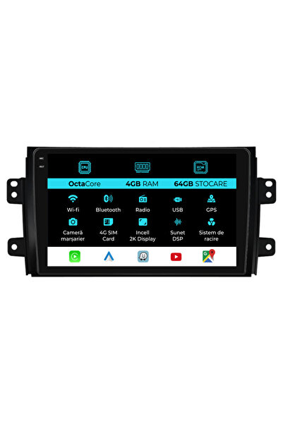 NavStore Dedicated Navigation Suzuki SX4 (2006-2012), 2K, 4Gb Ram, 64Gb Storage, Carplay