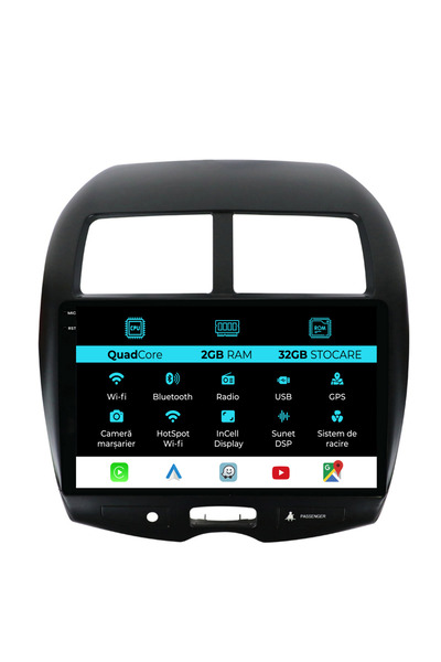 NavStore Navigatie Dedicata Mitsubishi ASX (2010-2016), 10Inch, 2Gb Ram, 32Gb...