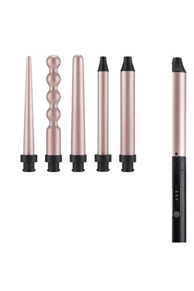OEM Multifunctional 6-in-1 Ceramic Curling Iron, Adjustable 180–210°C
