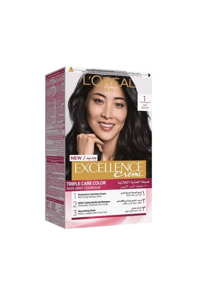 L’Oreal Paris Colorista صبغة شعر لوريال إكسلنس كريم - أسود 76