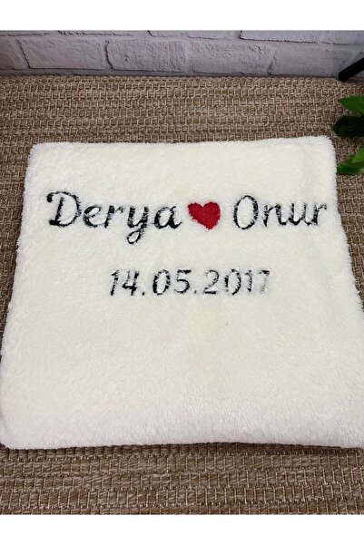 Bugi baby Çiftlere Özel İsimli Wellsoft Battaniye | Kişiye Özel Hediyelik Bat...