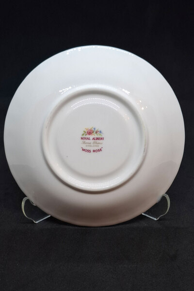 Royal Albert Moss Rose Tea Cup Saucer 14 cm