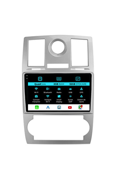 NavStore Dedicated Navigation Chrysler 300C (2004-2008), 9Inch, 2Gb Ram, 32Gb Storage, Carplay