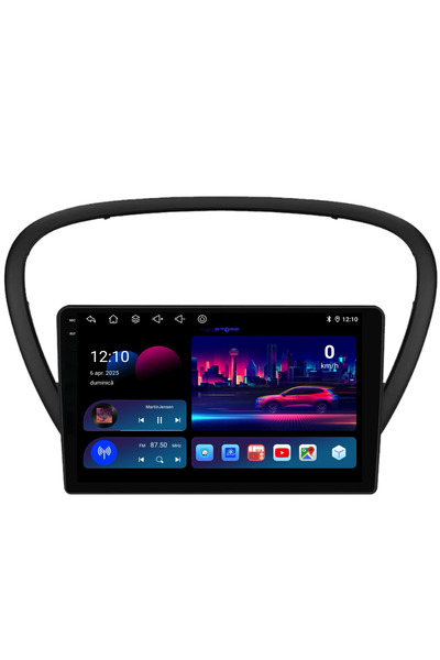NavStore Navigatie Dedicata Peugeot 607 (2004-2011),QuadCore, 9Inch, 4Gb Ram, 64Gb Stocare, Carplay