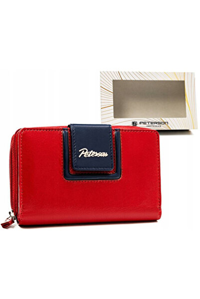 Other Women's leather wallet with snap and zipper - Peterson