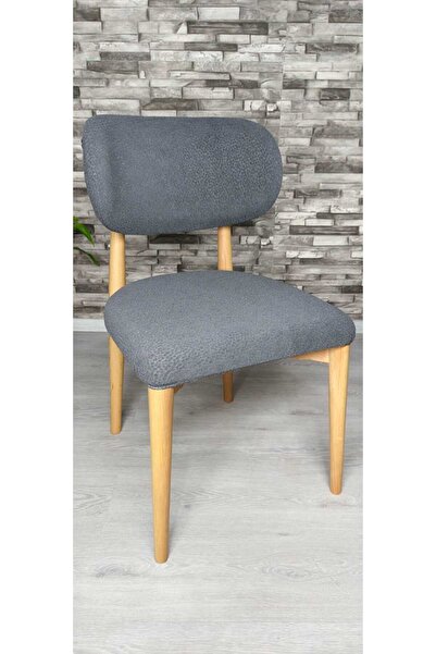 UzHome BOHEM YENİ MODEL SANDALYE KILIFI COCO KUMAŞ ANTRASİT RENGİ