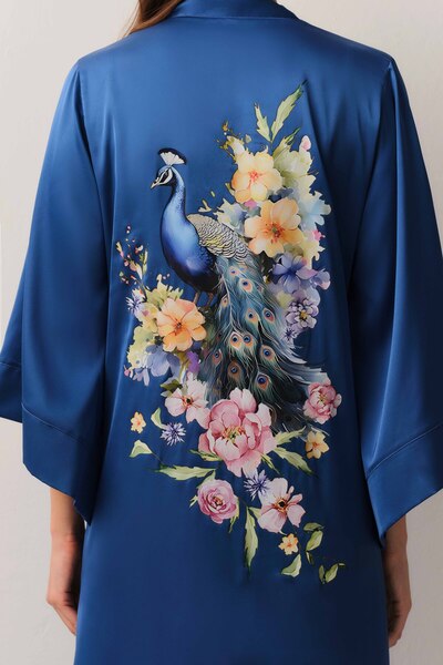 SUWEN Αιθερέλαιο μακρύ φόρεμα