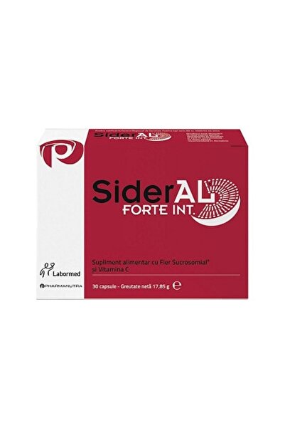 Solacium Pharma Fier sucrozomial pentru adulți Sideral Forte 30 capsule