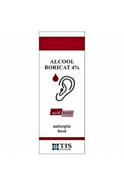 Tis Farmaceutic Boric alcohol 4% antiseptic solution, 15 ml,