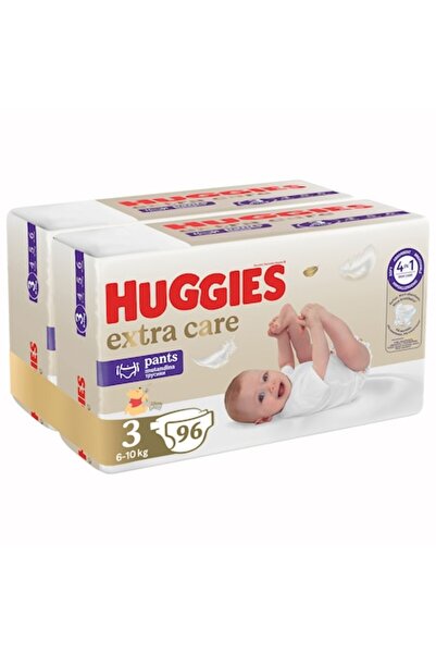 Huggies Extra Care Pants Pack 3, 6-10 kg, 96 pcs